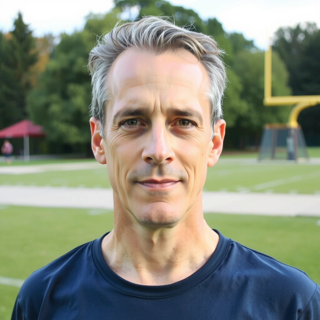 Portrait of Mark Johnson, a client who improved his athletic performance with yoga